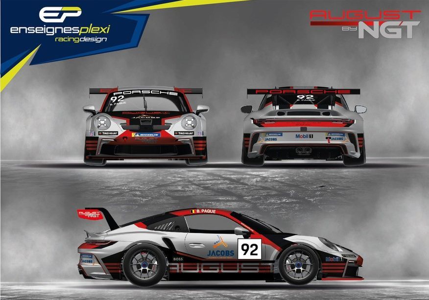 Benjamin Paque en Porsche Sprint Challenge Southern Europe avec August by NGT