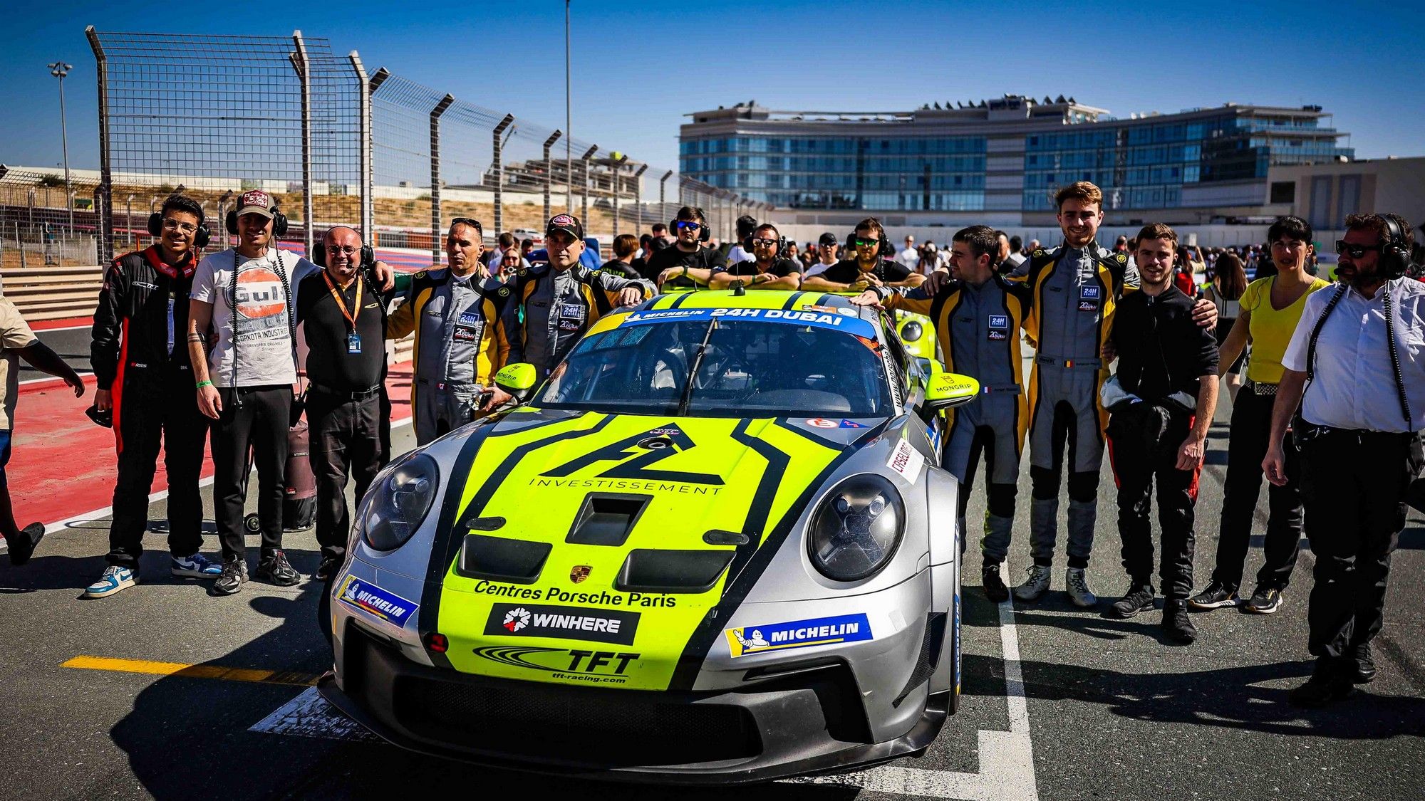 D’emblée le podium aux 24H de Dubaï pour Benjamin Paque et TFT Racing