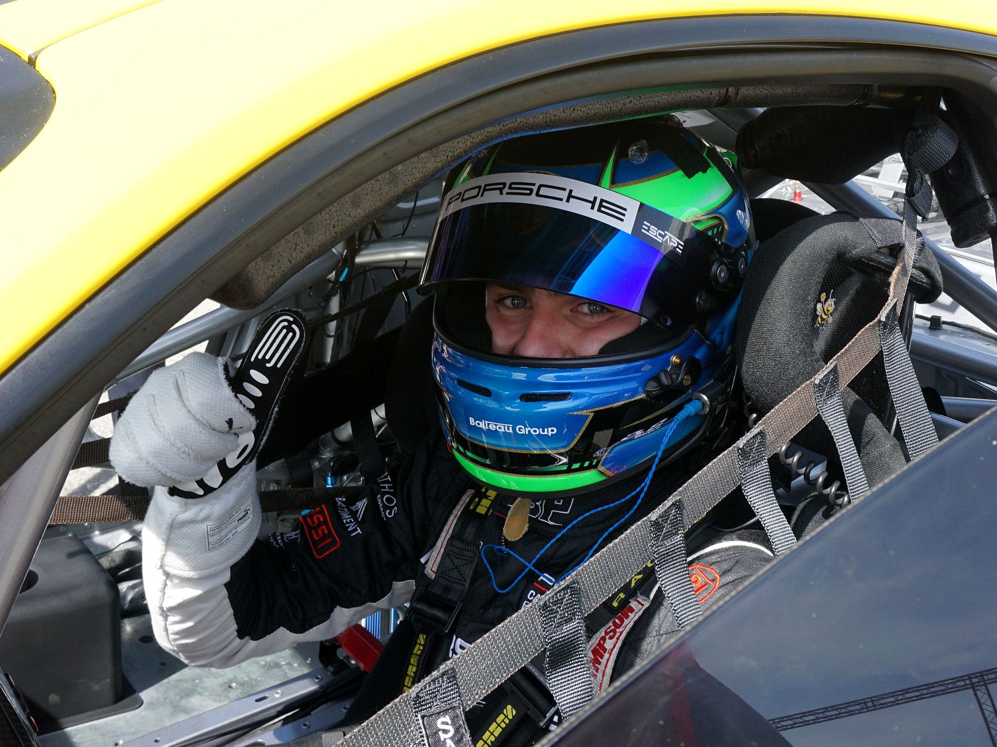 Benjamin Paque en Porsche Mobil 1 Supercup au Grand Prix de Belgique