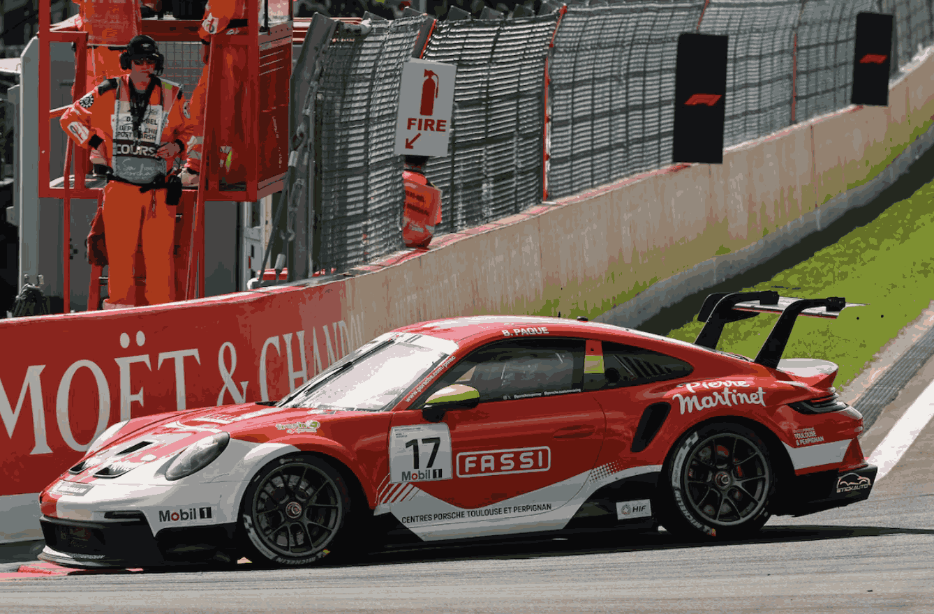 GP de Belgique : Benjamin Paque 5e de la course de Porsche Supercup