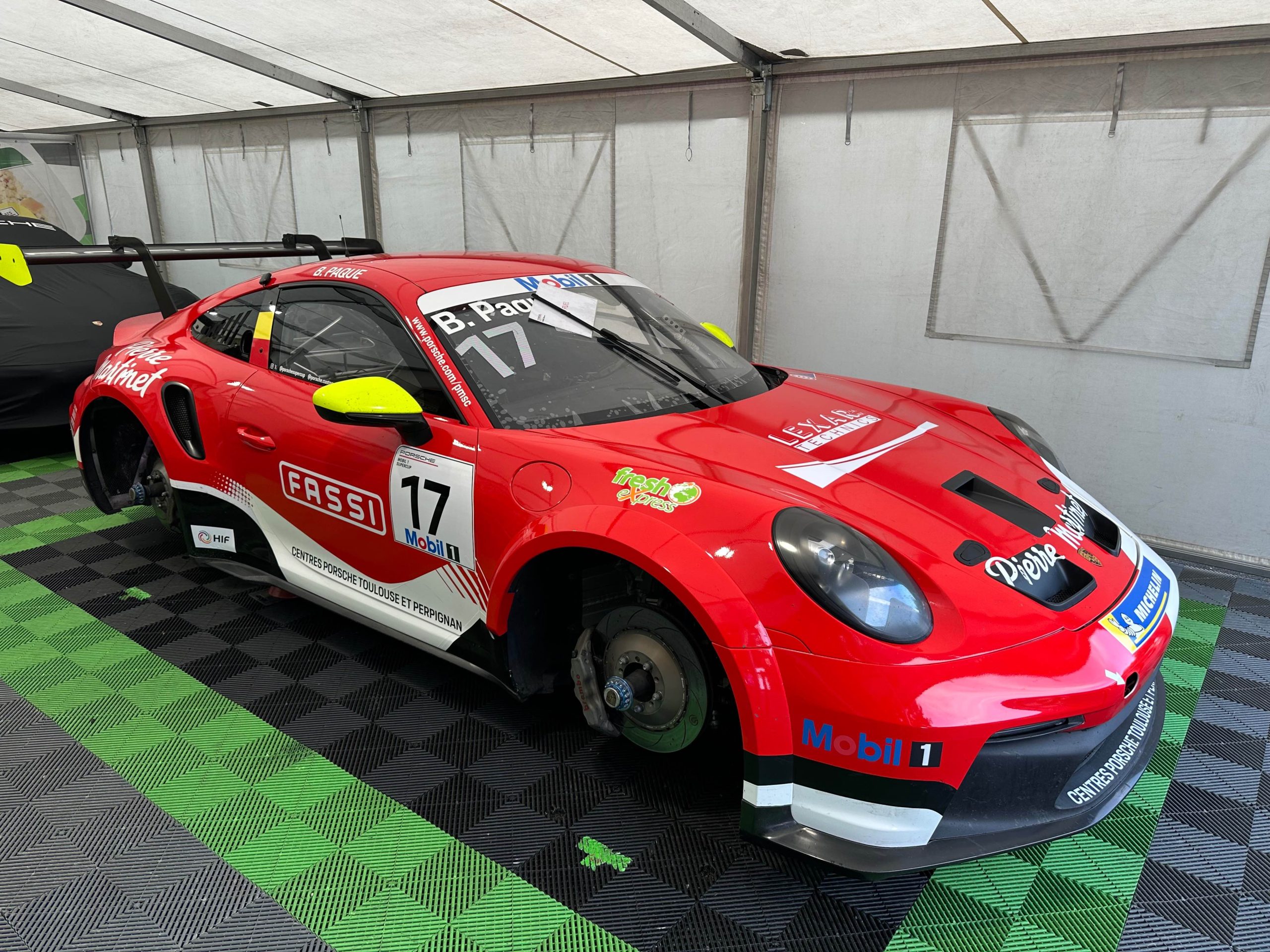 GP Belgique : la Porsche Martinet by Almeras de Benjamin Paque est avancée