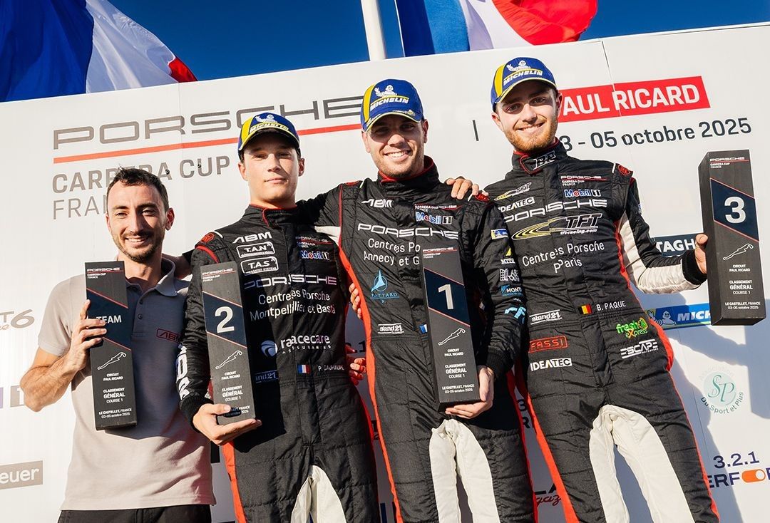 Podium en Porsche Carrera Cup France pour Benjamin Paque