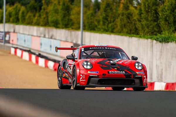 Benjamin Paque avec Christoff Corten pour la finale du Belcar